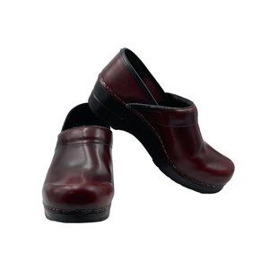 Sanita Women's Clog Leather Brown Size EU 36